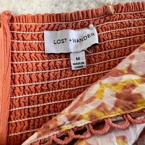 Lost + Wander new without tag Floral Print Midi Jumpsuit